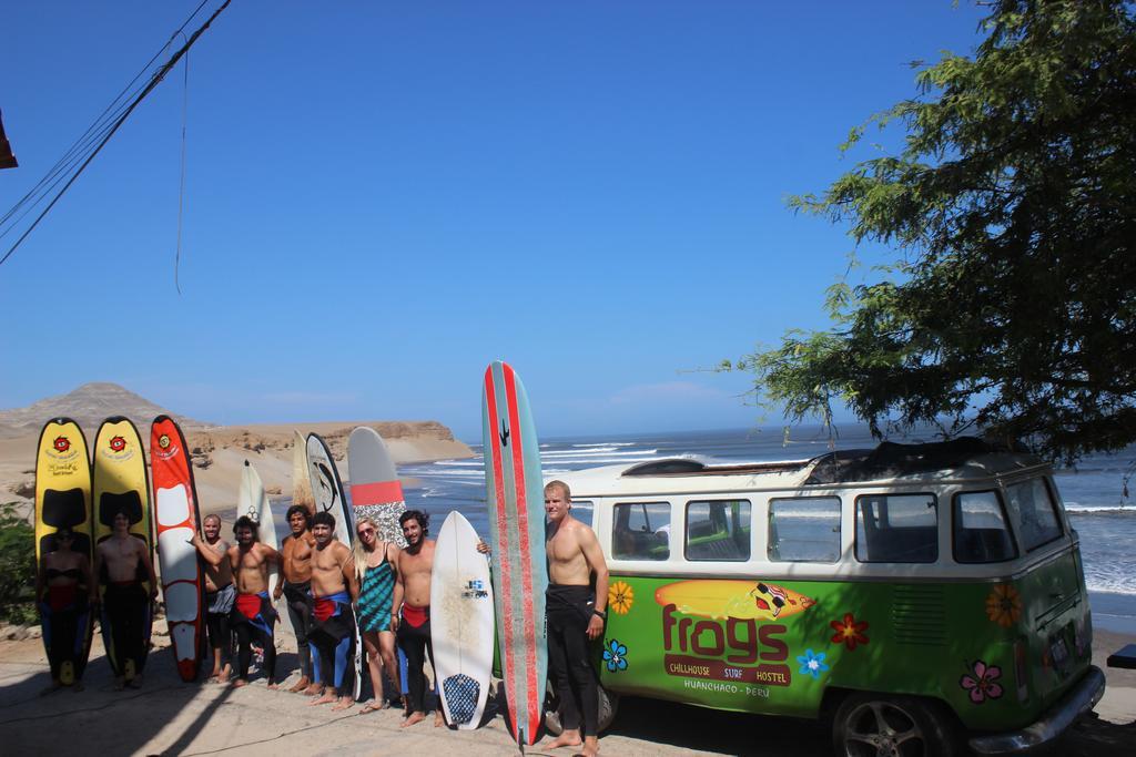 Frogs Chillhouse Hostel Huanchaco Esterno foto